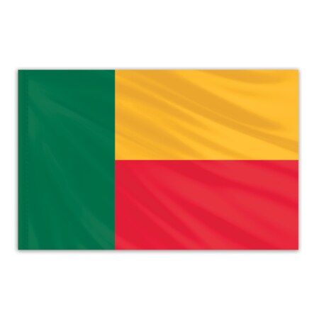 Benin Indoor Nylon Flag 4'x6'